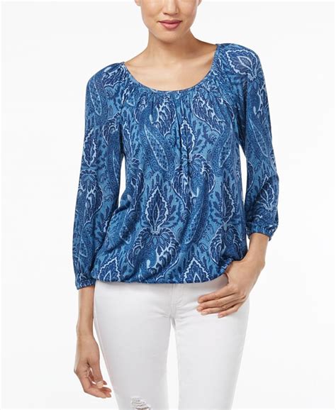 michael kors peasant top